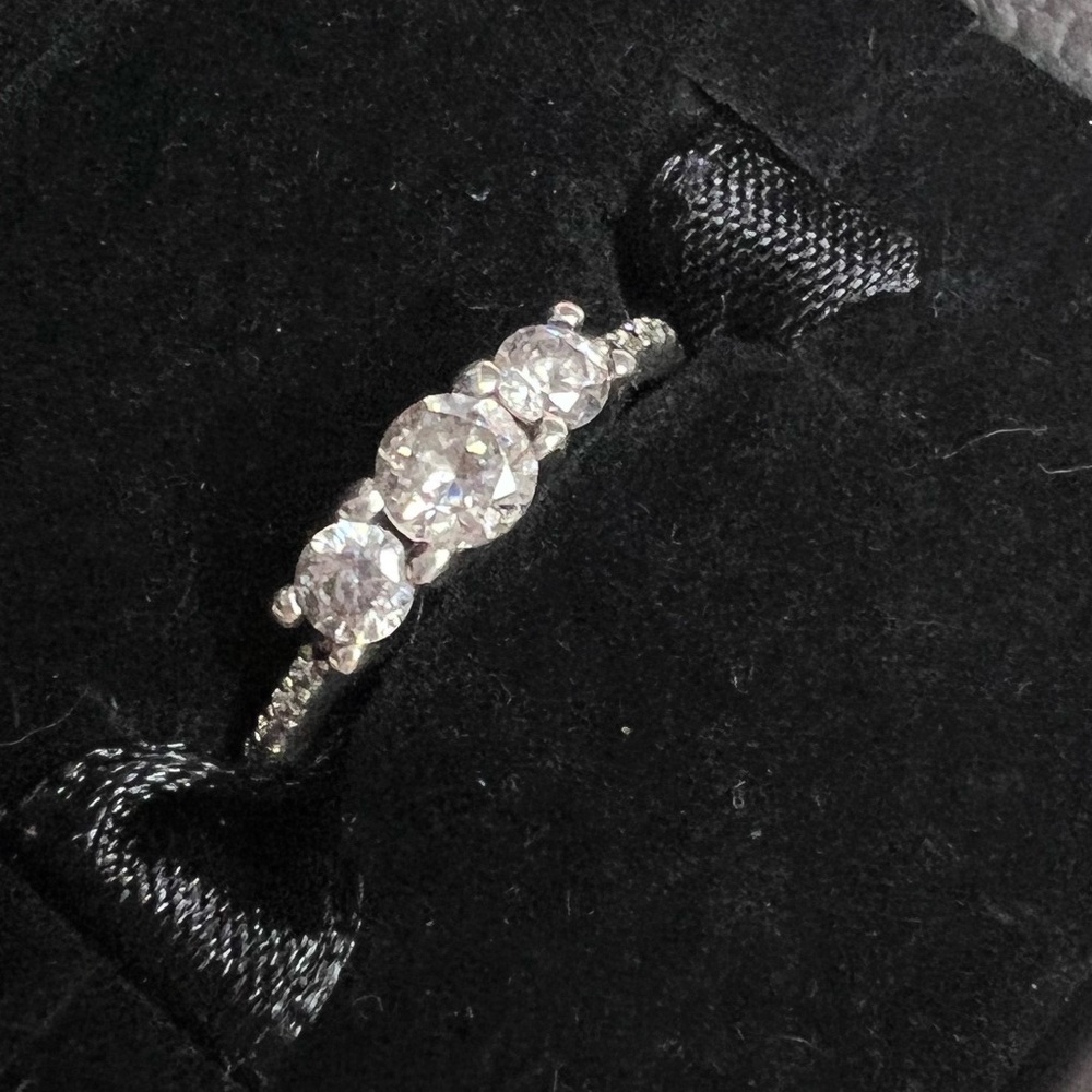 Beautiful petite Pandora ring.